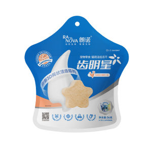 Lannuo Freeze-Dried Cat Treats Dental Star Chicken Flavor Nutritious Cat Snacks Dental Stick Pet Supplies for Cats