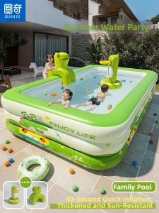 EnjoyLife | Foldable Thickened Swimming Pool for Kids and Adults Outdoor Home Use