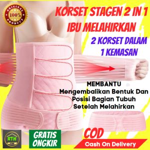 Korset Stagen Ibu Melahirkan 2 in 1 Pelangsing Peramping Perut Wanita Setelah Melahirkan