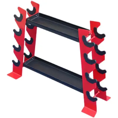 Multi-Function Dumbbell and Kettlebell Storage Rack