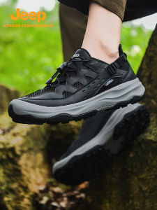Jeep | Jeep Outdoor Wading Shoes Anti-slip Waterproof Breathable Quick-drying Mesh Sports Shoes For Men Lightweight Shock Absorption