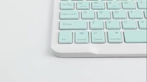 Wireless Keyboard and Mouse 10 inch Macaron Colors for iPad Tablet Cell Phone IOS Android Notebook