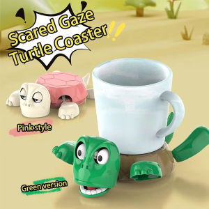 YOUYUEPINK 2Pcs Funny Turtle Coaster Set - Decompression Tools for Home & Office
