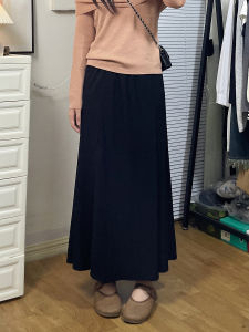 กระโปรงทรงเอเอวสูงไซส์ใหญ่ กระโปรงทรงหางปลา กระโปรงทรงเอยาวคลุมเข่า กระโปรงทรงเอเอวสูงสำหรับผู้หญิงไซส์ใหญ่