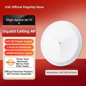 H3C | Dual Band Wi-Fi 6 Ceiling AP Gigabit Enterprise Router