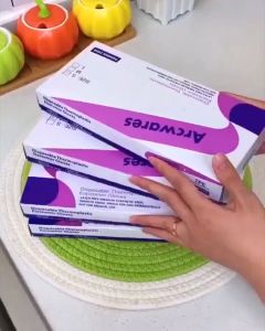 [Hỏa Tốc] Hộp 100 Chiếc Găng Tay Cao Su TPE Victoria Bay Bao Tay Dùng 1 Lần Làm Bếp Chế Biến Thực Phẩm Vệ Sinh