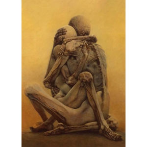 Oil Painting By Numbers Kits Zdzislaw Beksinski Number Drawing Canvas DIY Pictures By Numbers Home Decor