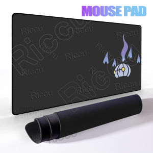 Potdemiel | Mouse Pads Extended Rubber PC Computer Gaming Accessories P-pokemon Chandelure Desk Mats Locking Edge Gamer Anti-slip HD Carpets