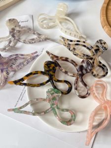 กิ๊บติดผมรูปผีเสื้อขนาดใหญ่ กิ๊บติดผมอะซิเตทแบบโปร่ง ตกแต่งผมแบบฉลาม ประดับผมสไตล์เกาหลี แฟชั่น ใหม่ล่าสุด