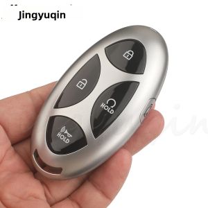 Vỏ Chìa Khóa Điều Khiển Từ Xa Ô Tô Jingyuqin Dành Cho Hyundai Tucson IONIQ 5/6 Kona Grand Prix GN7 - Ốp Kim Loại ABS Có 5 Nút