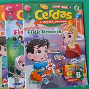 Buku TK/PAUD - PAKET CERDAS STEAM & LOOSE PARTS TK A & TK B (9 Buku)