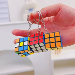 Kiub Puzzle 3x3 Mini Cute Speed Magic Square Maze Puzzle Cube Game Keychain Kids Montessori Toy Party Fun Gift 迷你魔方