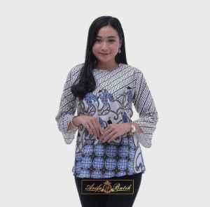COD GRATIS ONGKIR BAJU BATIK COUPLE MOTIF MORENA BLUSS AJA ATAU HEM AJA batikputih batikkantor batikkuliah seragam batik