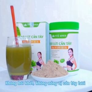 Bột gạo lứt cần tây giảm cân Tuệ Minh 100% Organic tốt cho sức khỏe lấy lại vóc dáng 1 cách tự nhiên (Hộp 500Gr)