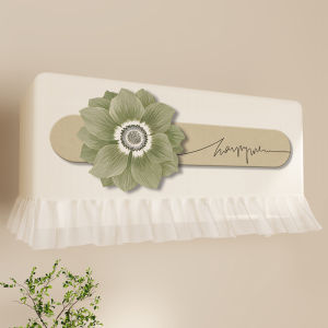 Universal Hanging Air Conditioner Cover Dustproof Windproof Bedroom Maternity Protection Cover Modern Simple Style Fabric