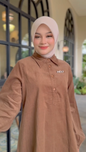 MDLY Baju kemeja atasan wanita/Baju Blouse wanita Casual Polos/Atasan Elegan/Kendall Blouse by MDLY