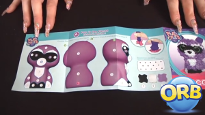 Year End Sales | The Orb Factory Plush Craft Raccoon 3D Kit 73374