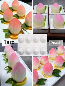 Silicone Cake Mold Chinese Style Plum Peach Shaped Mousse Cake Mold Kitchen Baking Tools for DIY Baking And Cooking