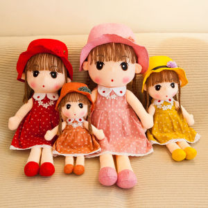 Plush Toys Cute Feier Cloth Dolls Childrens Birthday Gifts Little Dolls Girls Princesses Sleeping Holding Flowers Fairies