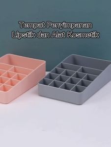 Tempat Penyimpanan Kosmetik Lipstik Plastik 15 Sekat - RKP009