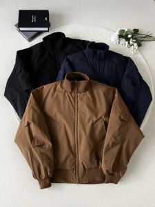 WUKONGYOUHUO | Áo Khoác Bông Vịt Trắng 90% Kiểu Mỹ Cổ Đứng Phù Hợp