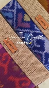 UwaisGen Pouchbag Goni Tenun Endek Cano Bag Souvenir Handbag Etnik Bali Handmade