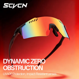 SCVCN Women Photochromic Sunglasses Outdoor Sports Bike Cycling Glasses Man MTB Climbing Glasses Driving Bicycle UV400 Eyewear