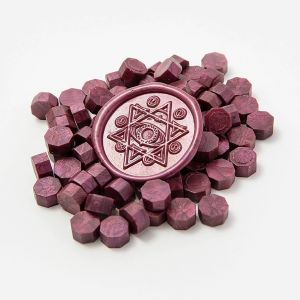 500Pc Retro Octagon Sealing Wax Stamp And Beads Set for Scrapbooking Wedding Invitations Card Making DIY Paper Crafts Decoration