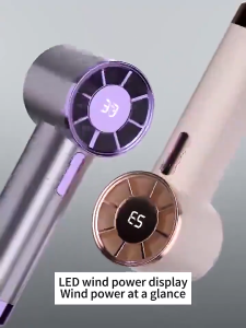 Home Furnishing-wd DING 8000mAh Bladeless Handheld Mini Fan - 100 Speed Settings Powerful Turbo Wind Long-lasting Battery Life Summer Heat Relief Essential for Babies #XFS02