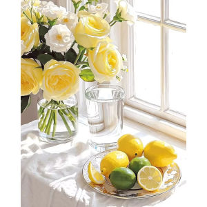 Oil Painting By Numbers Fresh Fruit pattern Number Drawing Canvas DIY Pictures By Numbers Home Decor