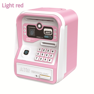 CONUSEA | Kids ATM Automatic Deposit Piggy Bank Teller Machine Toy Smart Password Swipe Card Saving Box Music Coin Electronic Creative Toy