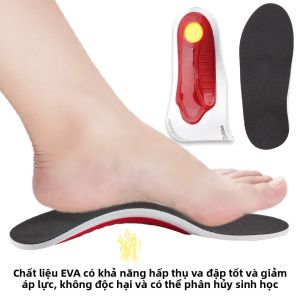 Đế Lót Giày Chỉnh Hình Hỗ Trợ Vòm Chân Cho Người Bị Bàn Chân Bằng Đệm Giày EVA Chỉnh Hình Với Khả Năng Giảm Xóc Chuyển Động Không Khí Giảm Áp Lực Cho Nam Giới