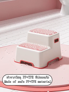 สตูลห้องน้ำเด็ก บันไดสำหรับเด็ก สตูลห้องน้ำ Infant steps Kids Step Stool เก้าอี้อาบน้ำเด็ก ที่วางเท้าสำหรับเด็กป้องกันลื่น ผลิตจากพลาสติก PP ใช้งานได้หลายแบบ เหมาะสำหรับห้องน้ำ ห้องส้วม ห้องนอน