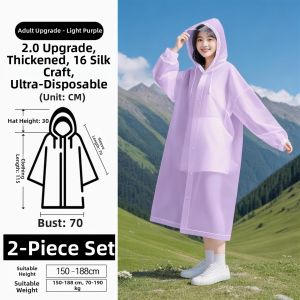 TAODUN | Durable Waterproof Outdoor Raincoat Long Full-Body