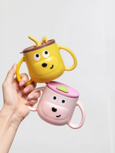 dooxy | Children Stainless Steel Cup with Straw