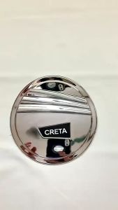 Ốp nắp bình xăng xe Hyundai Creta 2022 - 2025 Mạ crom cao cấpsáng bóng