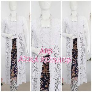 atasan kebaya akad nikah kutu baru full payet + longtorso