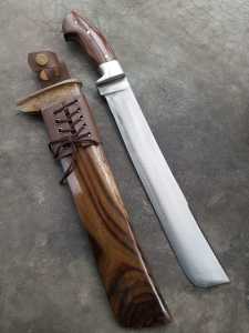 golok kebun baja per fulltang sonokeling