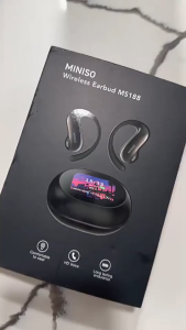 MINISO Ms188 OWS หูฟังบลูทูธแบบครอบหูพร้อมระบบตัดเสียงรบกวนและการแปล AI ไร้สาย