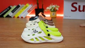 Qiaoyiluo Giày tổ ong nam ngoài trời mùa hè mặc chống mùi và chống trượt đế dày poop bước mũ trùm đầu kiểu túi nửa Dép thể thao ngoài trời Giày đi biển