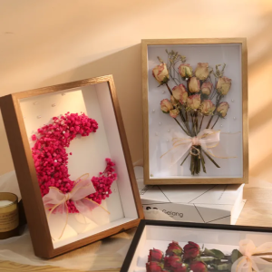 3D Wooden Photo Frame Shadow Box Frame For Dried Flower Plant Pins Medals Tickets Photos DIY Art Crafts Display