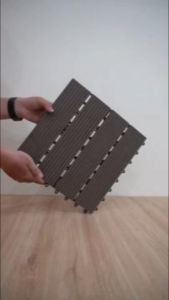 Vỉ Nhựa Composite AnKan Chống Nước Chống Cong Vênh Độ Bền Cao 10 Năm Dùng Đa Năng Cho Nhà Tắm Ban Công Văn Phòng - Màu Nâu Cà Phê/Đen/Trắng