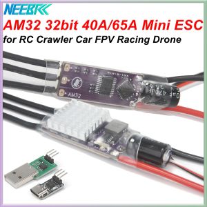 AM32 40A 65A ESC 32bit Mini Electronic Speed Controller 2-6S Signal Cable PWM/DSHOT/Sine for FPV Racing Drone RC Crawler Cars
