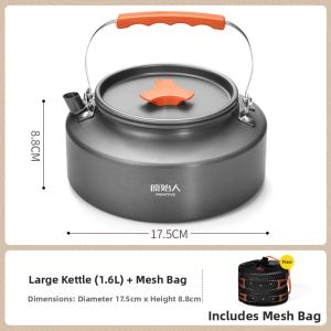 The Primitive | Tea Brewing Portable Camping Stove Kettle