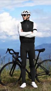 WOSAWE | WOSAWE Cycling Vest Winter Windproof Thermal Sleeveless Jacket Lightweight MTB Bicycle Warm Vest Outdoor Sports Cycling Gilet