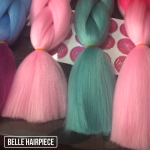 แฮร์พีช ผมเปีย ไหมถักผม รุ่น 3-4 สี รวม 20 เฉดสี ไหมถักเปีย ไหมไฟเบอร์ ไหมต่อผม ยาว 60cm 100g+