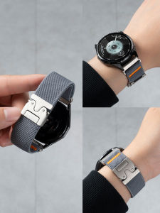 YOURSTAR | Sport Metal & Nylon Weave Replacement Wristbands for Smart Watches Breathable Summer Use
