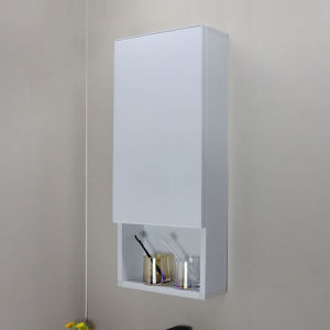 Aluminum Alloy Bathroom Wall-Mounted Storage Cabinet Mirror Side Cabinet Narrow Cabinet Modern Simple Style Bathroom Furniture