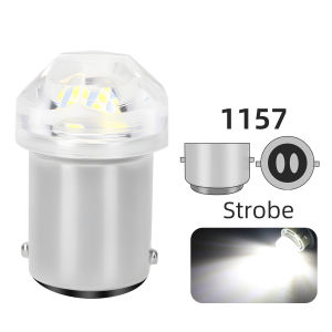 KEVANLY | 2pcs 1156 P21W P21/5W Flash Car Signal Lamp 1157 BA15S BAY15D Led White Daytime Running Light 12V 9LED Auto Car Fog Lamp
