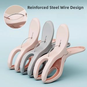 Powerful Windproof Thickened Clothesline Clips Bed Sheet Drying Quilt Home Use Large Size Multi-Functional No Trace
